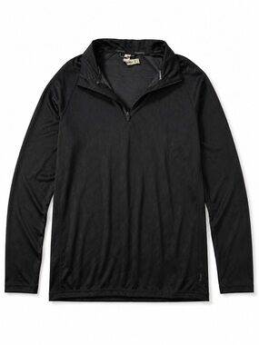 Gerry Weber Black Men's Performance Quarter-Zip Pullover Jacket